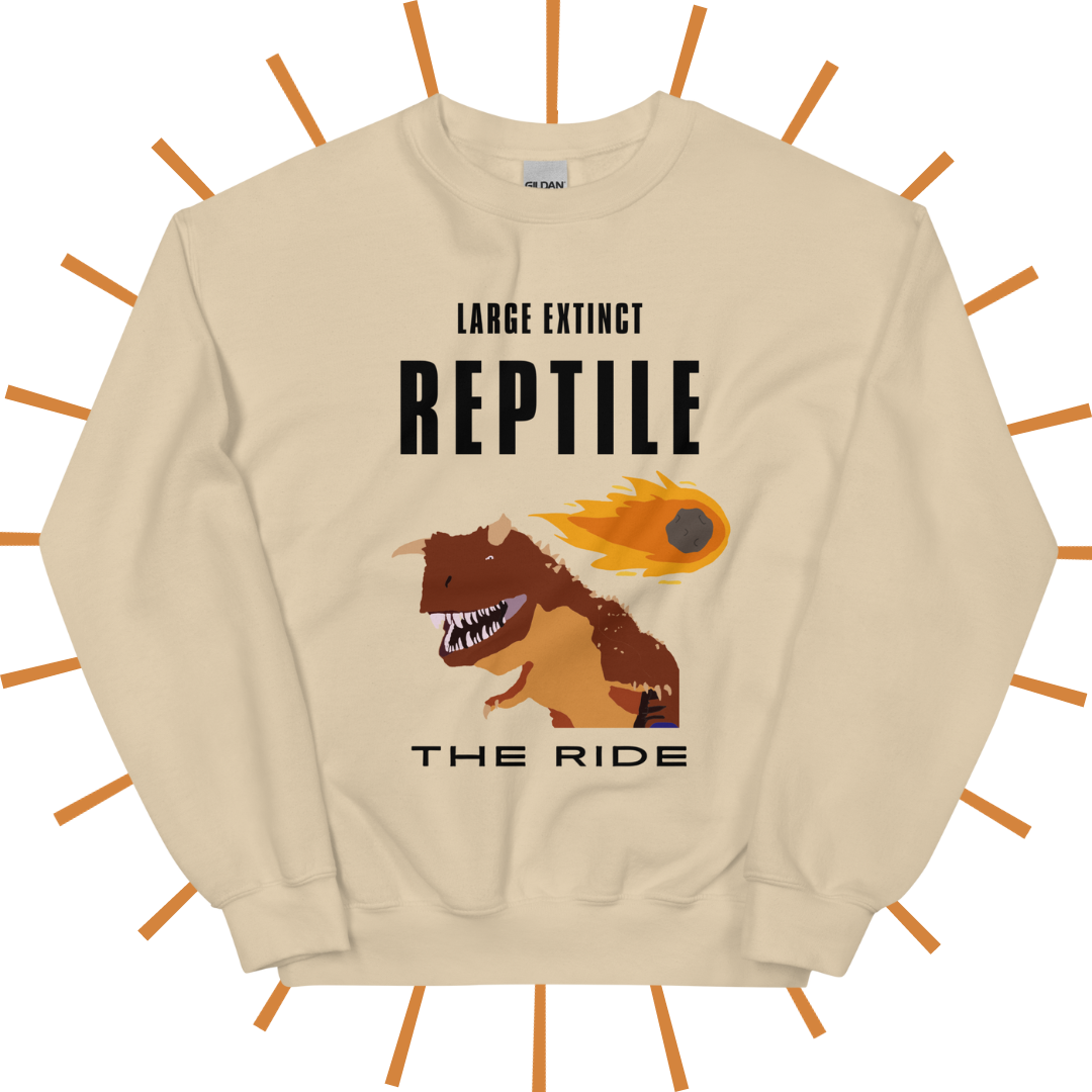 Large Extinct Reptile Sweatshirt