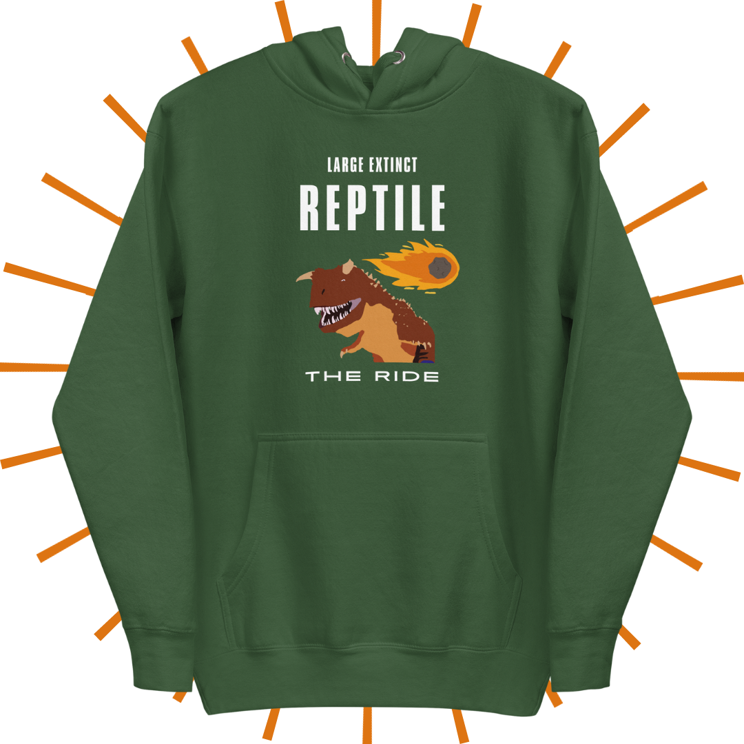 Large Extinct Reptile Hoodie