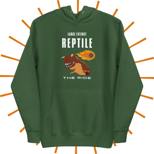 Large Extinct Reptile Hoodie