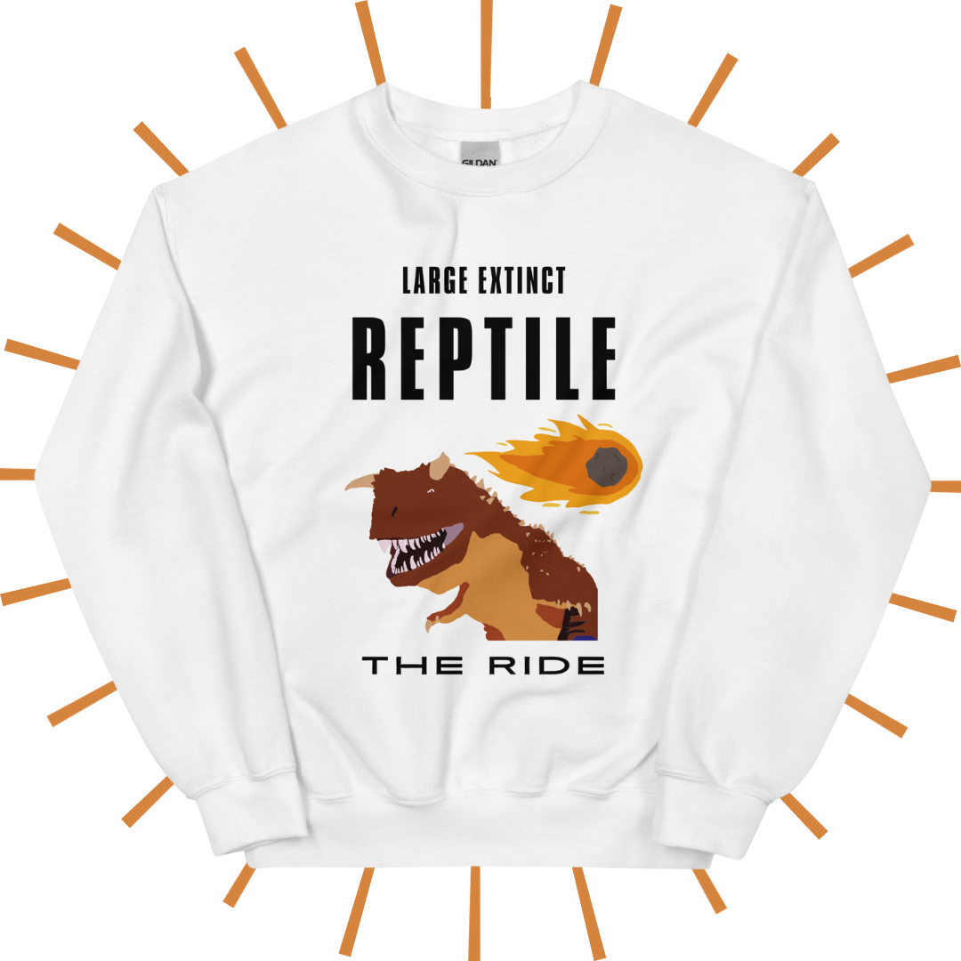 Large Extinct Reptile Sweatshirt