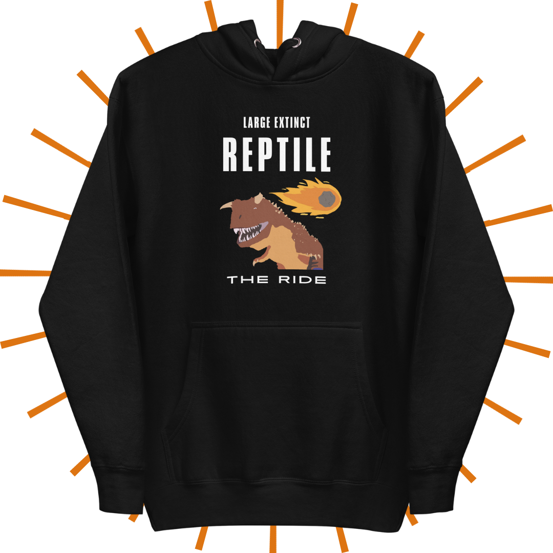 Large Extinct Reptile Hoodie