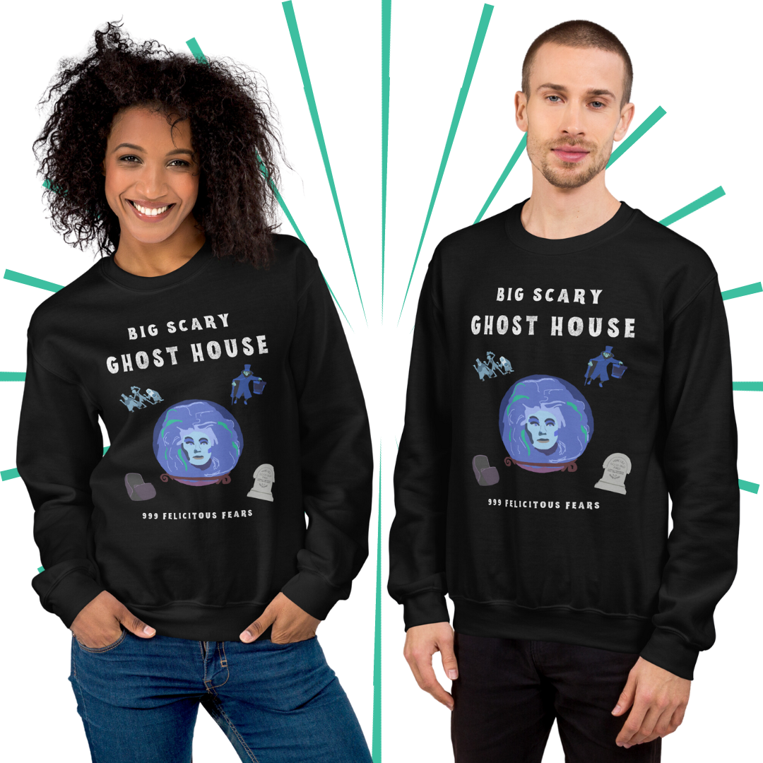 Big Scary Ghost House Sweatshirt