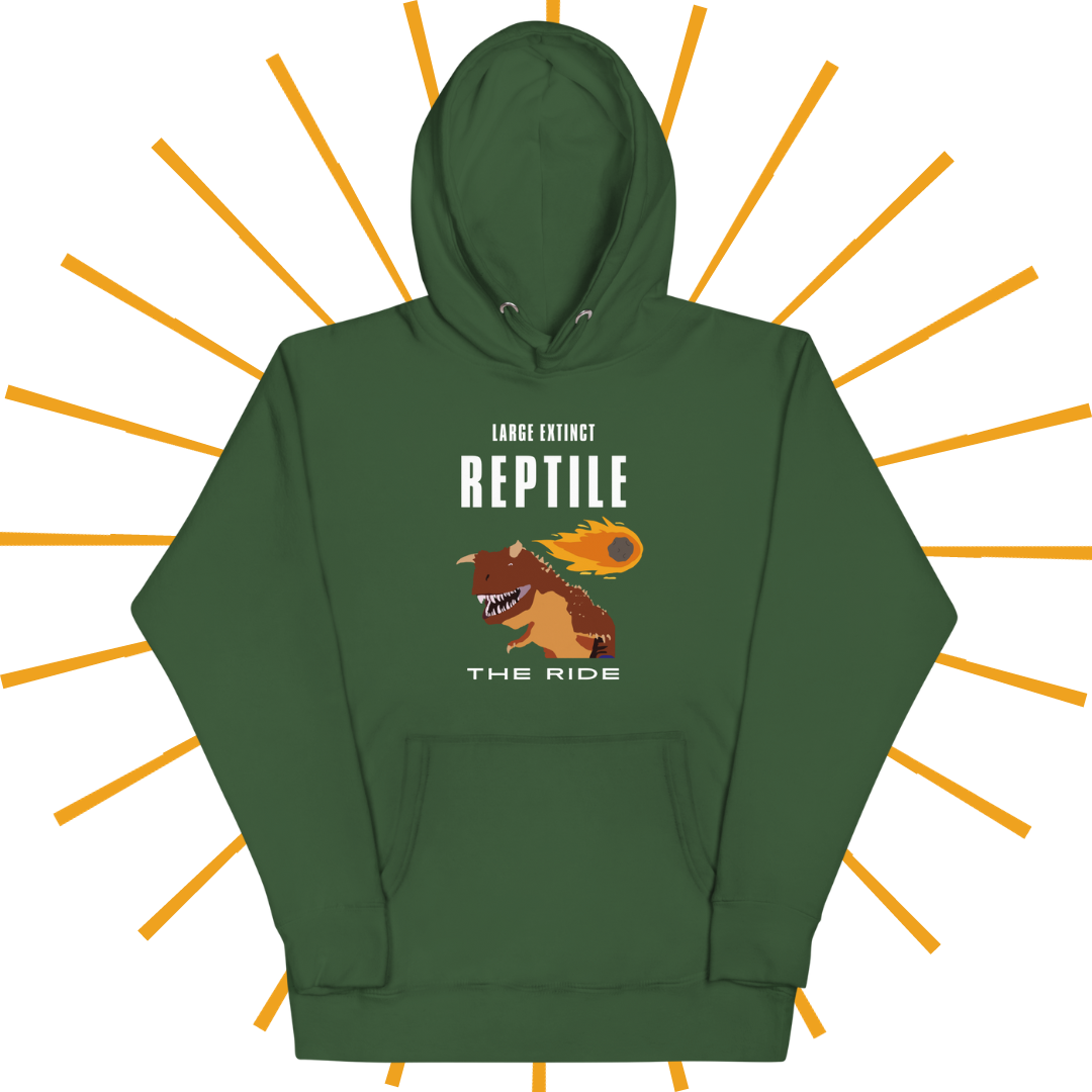 Large Extinct Reptile Hoodie