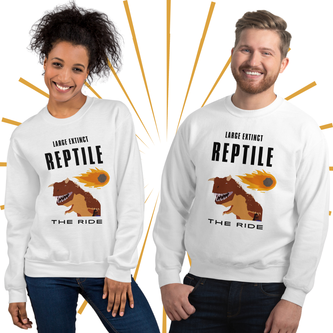 Large Extinct Reptile Sweatshirt